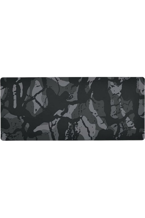 Abstract Geometry Military Camo Large Gaming Mouse Pad Big Mousepad Mice Keyboard Mat with Non-Slip Rubber Base for Computer Laptop Home & Office, 31.5 X 15.7 inch