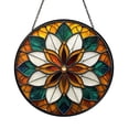 Abstract Geometry Stained Glass Style Window Suncatcher - Walmart.com