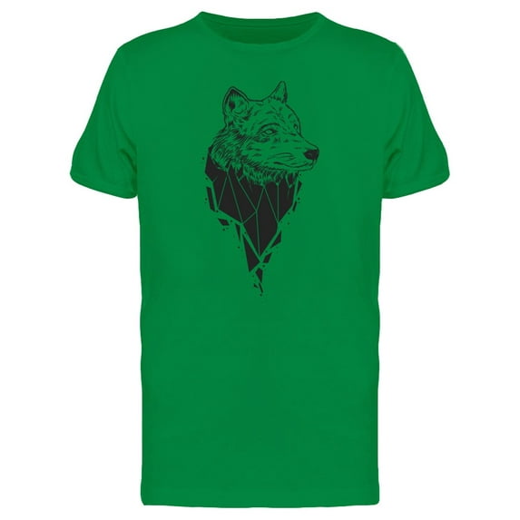 Abstract Geometry Wolf Head Tee Men's -Image by Shutterstock