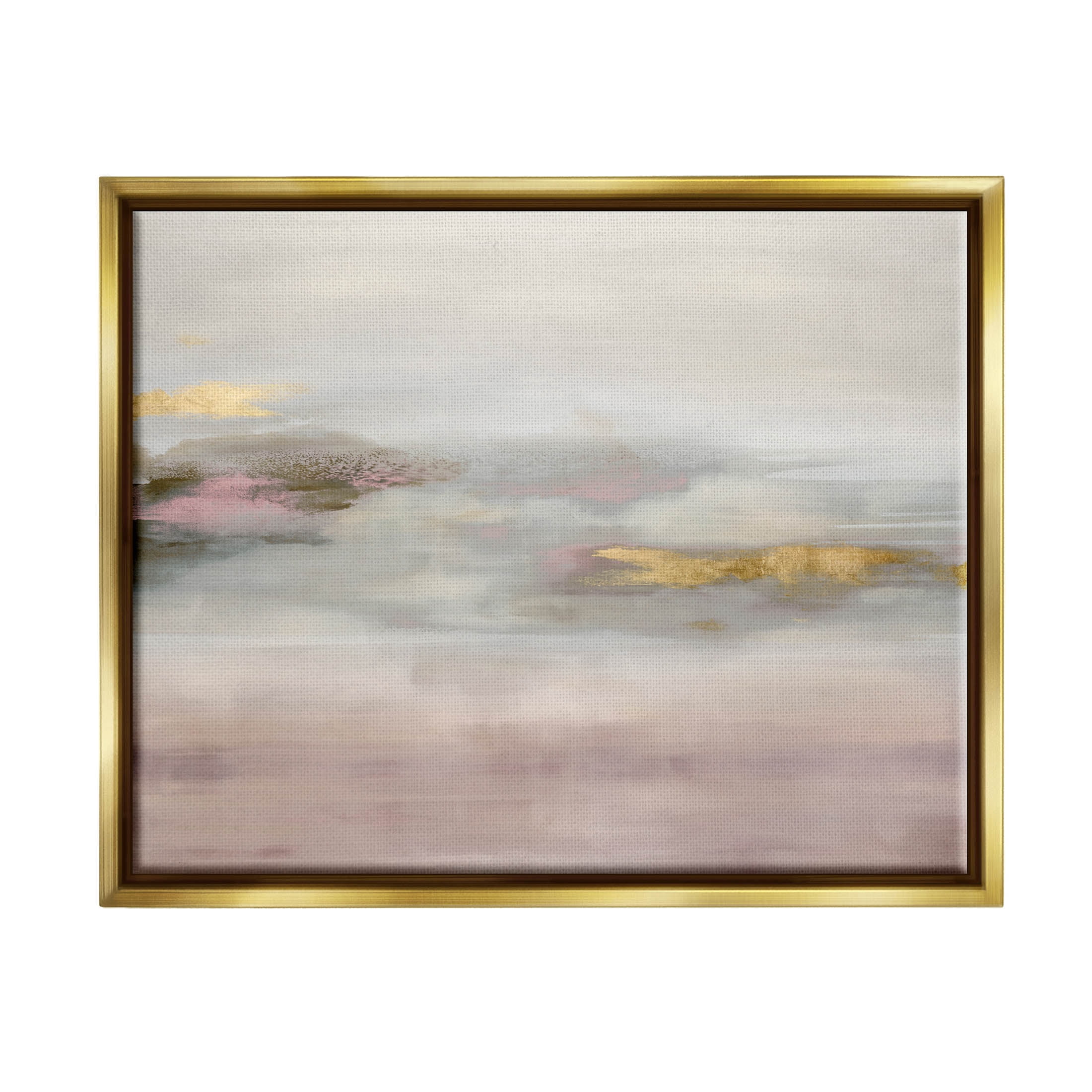 Abstract Glam Detail Arrangement Abstract Graphic Art Metallic Gold Framed Art Print Wall Art