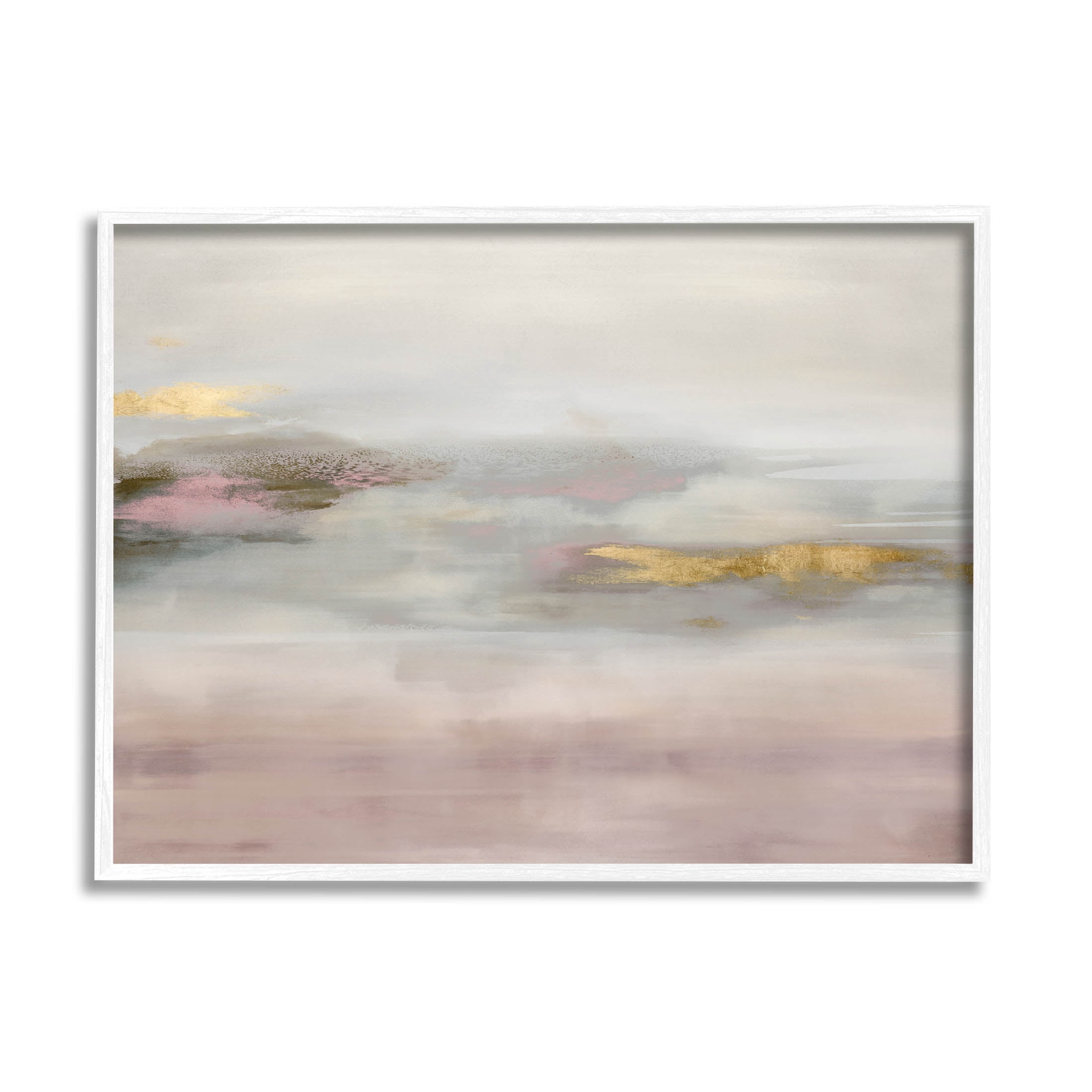 Abstract Glam Detail Arrangement Abstract Graphic Art White Framed Art Print Wall Art