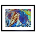 thumbnail image 1 of Abstract Glucose Crystal Electron Microscope Art Print Black Framed Poster Wall Decor 9x7 inch, 1 of 5