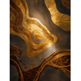 thumbnail image 1 of Abstract Gold Texture Canvas Print, Suitable for Living Room, Bedroom, Office, Hallway, Hotel Lobby Decor, 1 of 8