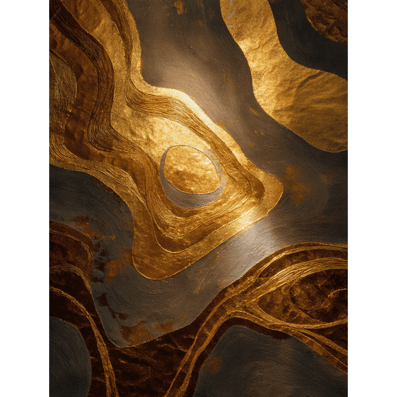 Abstract Gold Texture Canvas Print, Suitable for Living Room, Bedroom, Office, Hallway, Hotel Lobby Decor