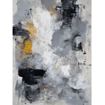 thumbnail image 1 of Abstract Golden Splatter Texture Canvas Painting Wall Art Home Decor for Living Room Bedroom Hotel, 1 of 8