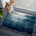 thumbnail image 1 of Abstract Gradient Blue White 2x3 Area Rugs for Living Room, Nature Minimalist Geometric Non Slip Floor Mat Washable Low-Profile Indoor Carpet for Bedroom, Dining Room, Bathroom, 1 of 9