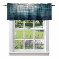 thumbnail image 1 of Abstract Gradient Blue White Valance Curtain Nature Minimalist Geometric Window Valances Rod Pocket Short Curtains Window Treatments for Kitchen Bedroom Bathroom Laundry 60" x 18", 1 of 9