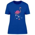 thumbnail image 1 of Abstract Graffiti Flamingo T-Shirt Women -Image by Shutterstock, Female Medium, 1 of 2