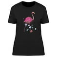 thumbnail image 1 of Abstract Graffiti Flamingo T-Shirt Women -Image by Shutterstock, Female XX-Large, 1 of 2