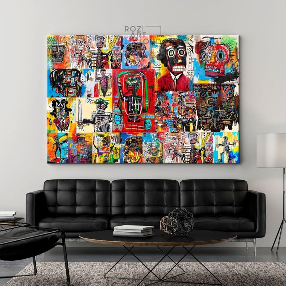 Abstract Graffiti Street Art Wall Art Colorful Abstract Prints, Unframed Paper Poster 8x10in