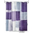 thumbnail image 1 of Abstract Gray Shower Curtain, Purple Gradient Graffiti Color Block Modern Art Waterproof Shower Curtain Set with 12 Hooks Lightweight Washable Fabric Shower Curtains for Bathroom 72x72 Inches, 1 of 6