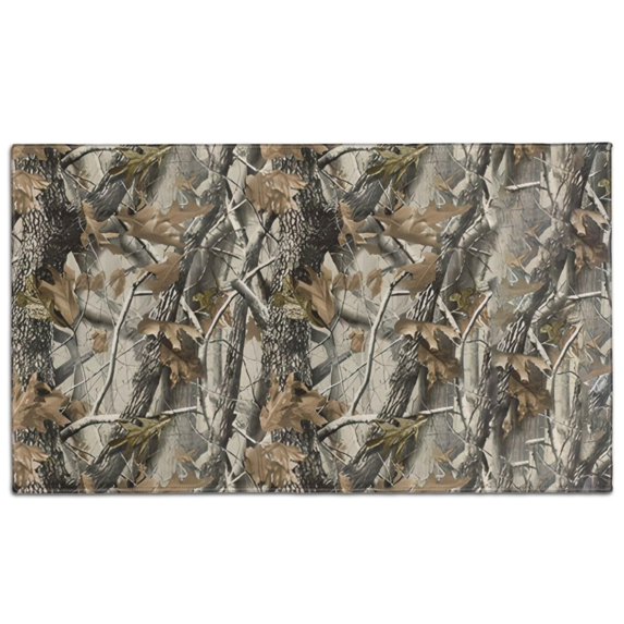 Abstract Green Camo Geometric Pattern Door Rugs,Washable Non Slip Door Mats Indoor,Decorative Door Mats,Entry Mat Indoor for Entrance,Bedroom,Kitchen,Bathroom,17"x30"