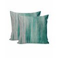 Abstract Green Color 20x20 Pillow Covers Set of 2, Popular Decorations