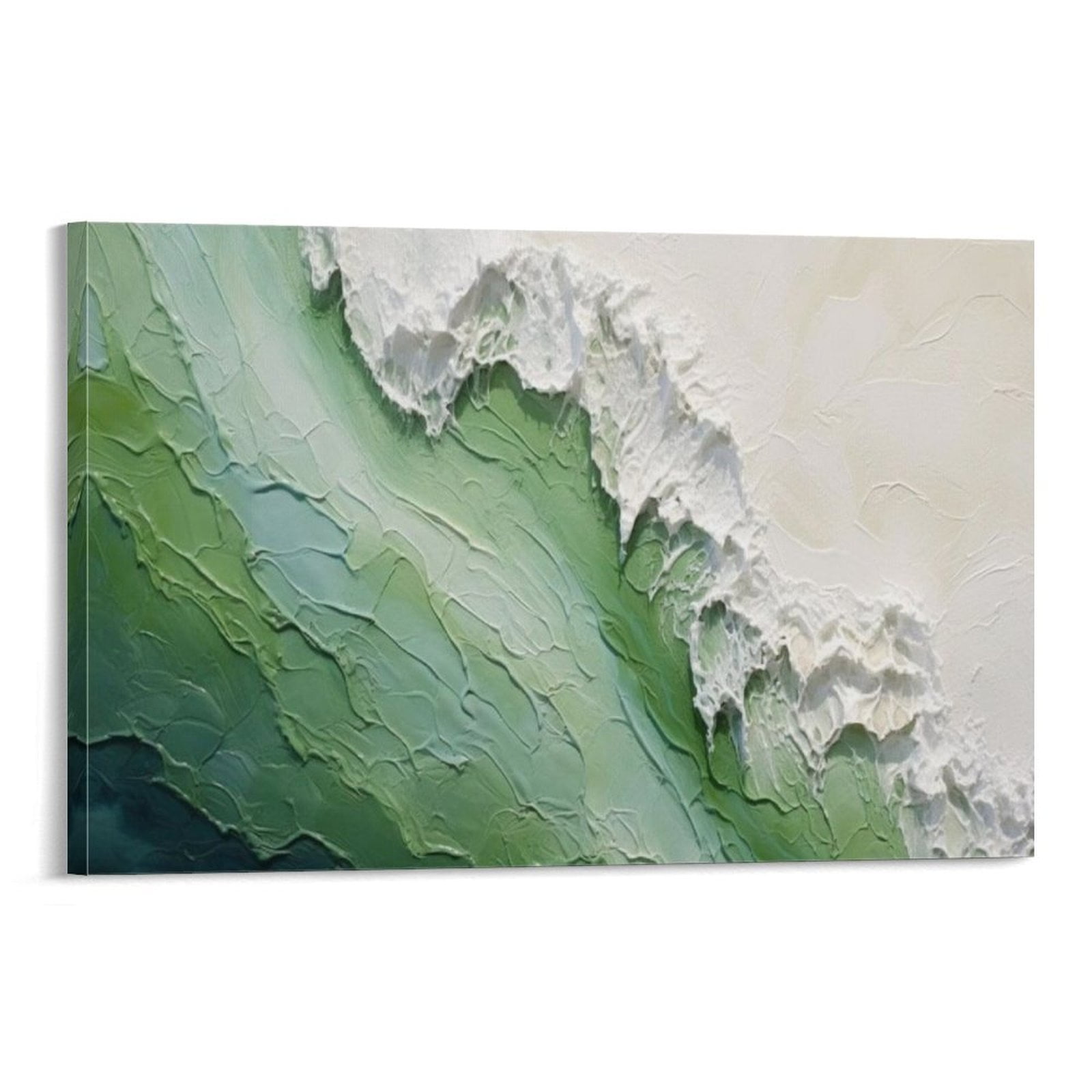 Abstract Seascape Acrylic Painting on cheapest Canvas - Original Wall Art - Ocean Colours Housewarming Gift