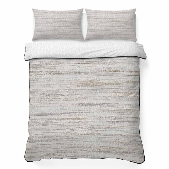 Abstract Grey King Quilt Bedding Set, Modern Minimalist Gray Brushstrokes Lightweight Comforter with 2 Pillow Shams Bedroom Bedspread Set Home Decor for All Seasons