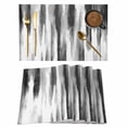 thumbnail image 1 of Abstract Grey Placemats Set of 1, Yellow Mottled Gradient Texture Farmhouse Non-Slip Place Mats Washable Table Mats for Kitchen Dining Table Decorations Indoor/Outdoor, 1 of 9