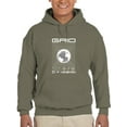 thumbnail image 1 of Abstract Grid Rave Style Hoodie Men -Image by Shutterstock, Male 5X-Large, 1 of 4
