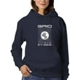 thumbnail image 1 of Abstract Grid Rave Style Hoodie Women -Image by Shutterstock, Female Large, 1 of 4