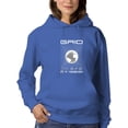 thumbnail image 1 of Abstract Grid Rave Style Hoodie Women -Image by Shutterstock, Female x-Large, 1 of 4
