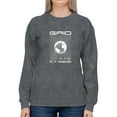 thumbnail image 1 of Abstract Grid Rave Style Sweatshirt Women -Image by Shutterstock, Female Large, 1 of 4