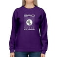 thumbnail image 1 of Abstract Grid Rave Style Sweatshirt Women -Image by Shutterstock, Female Medium, 1 of 4