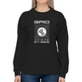 thumbnail image 1 of Abstract Grid Rave Style Sweatshirt Women -Image by Shutterstock, Female Small, 1 of 4