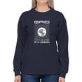 thumbnail image 1 of Abstract Grid Rave Style Sweatshirt Women -Image by Shutterstock, Female Small, 1 of 4