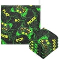 thumbnail image 1 of Abstract Grunge Joysticks Baby Muslin Washcloths Soft Absorbent Face Towel, Video Game Controller Burp Cloths Cotton Bath Wipes 5 PCS Infant Wash Cloth for Newborn Boys Girls 12x12 inches, 1 of 6