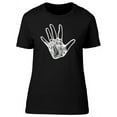 thumbnail image 1 of Abstract Hand Design T-Shirt Women -Image by Shutterstock, Female Small, 1 of 4