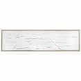 thumbnail image 1 of Abstract Harmony Heavily Textured Hand Painted White Framed Canvas Wall Art, 1 of 12