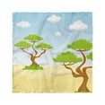 thumbnail image 1 of Abstract Head Scarf, Graphical Trees and Clouds, Head Wrap, 3 Sizes, by Ambesonne, 1 of 2