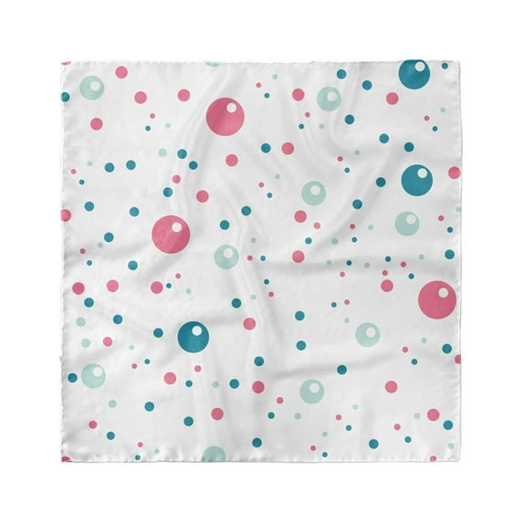 Abstract Head Scarf, Pastel Color Polka Dots, Head Wrap, 3 Sizes, by Ambesonne