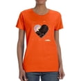 thumbnail image 1 of Abstract Heart W Paint T-Shirt Women -Image by Shutterstock, Female Medium, 1 of 4