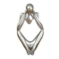 thumbnail image 1 of Abstract Hollow Thinker Sculpture Statue Character Figurines Home Decor Artwork Ornament Housewarming Gift ,, 1 of 3