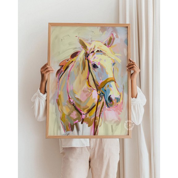 Abstract Horse Modern Ranch Style Wall Art