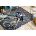 thumbnail image 1 of Abstract Hummingbird Rugs, Bird Rugs, Colorful Rug, Animal Rug, Wedding Rug, Anti-Slip Carpet, Indoor Rug, Customs Rug, Printed Rug, 2.6'x5' - 80x150 cm, 1 of 8