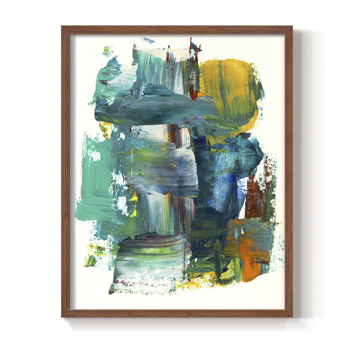 Abstract I in Paper Solid Wood 11 x 14 Framed Print
