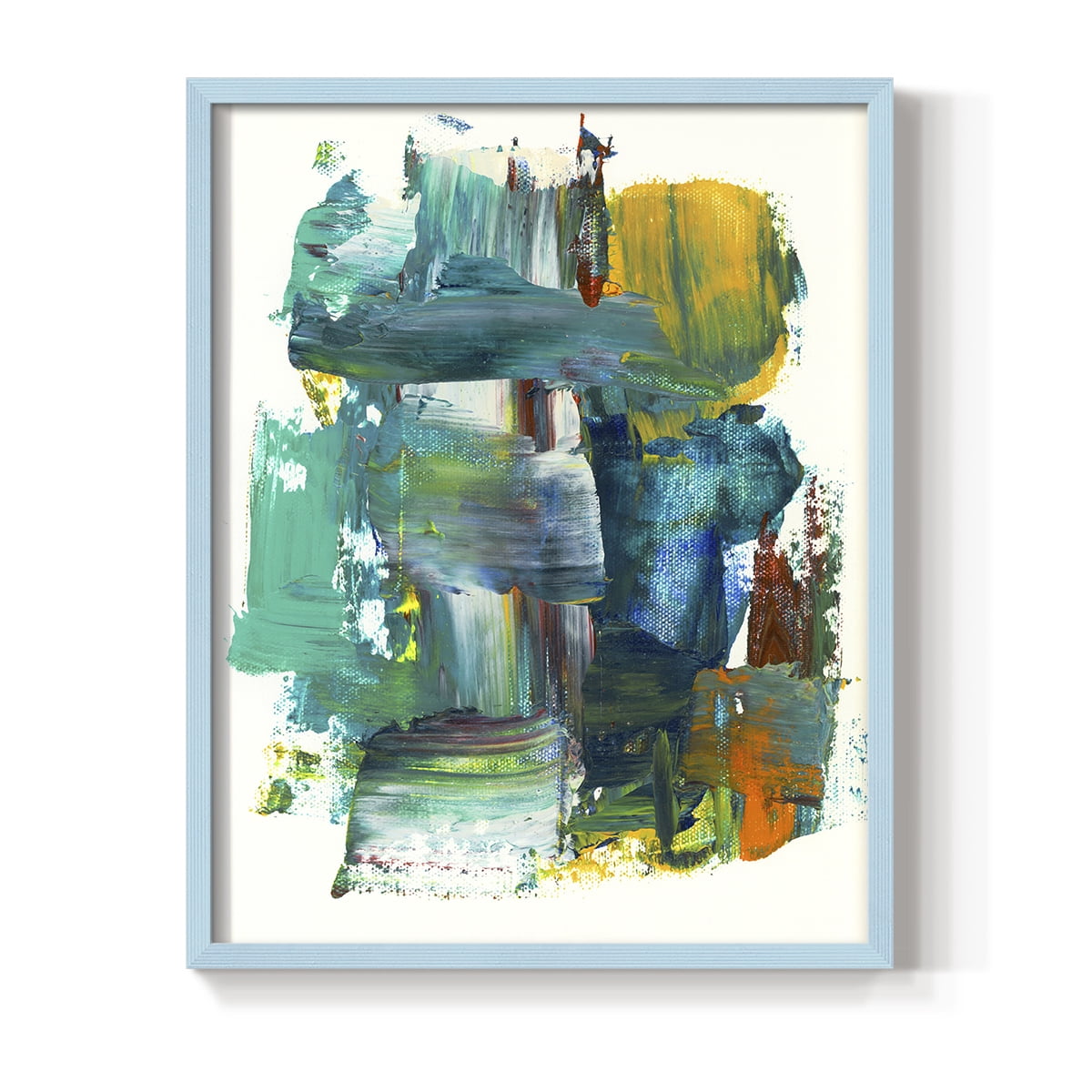 Abstract I in Paper Solid Wood 11 x 14 Framed Print