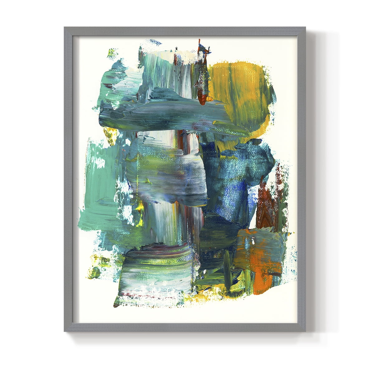 Abstract I in Paper Solid Wood 16 x 20 Framed Print