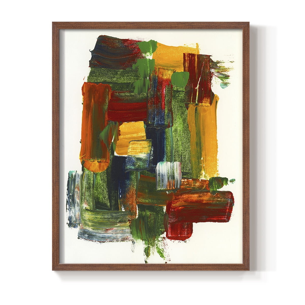 Abstract II in Paper Solid Wood 8 x 10 Framed Print