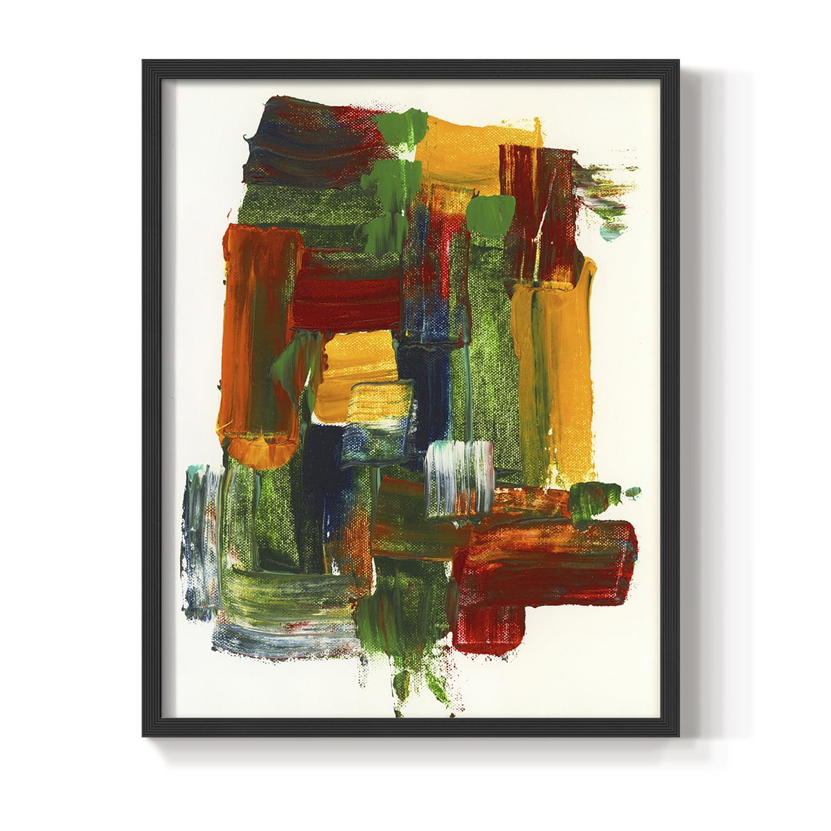 Abstract II in Paper Solid Wood 8 x 10 Framed Print