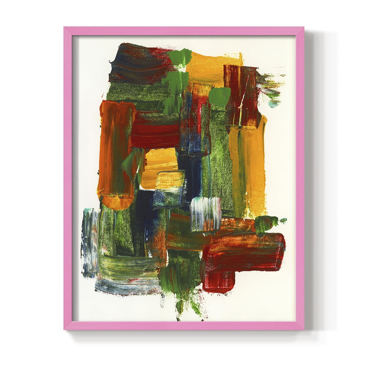 Abstract II in Paper Solid Wood 8 x 10 Framed Print