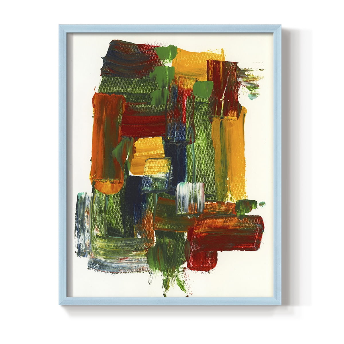 Abstract II in Paper Solid Wood 8 x 10 Framed Print