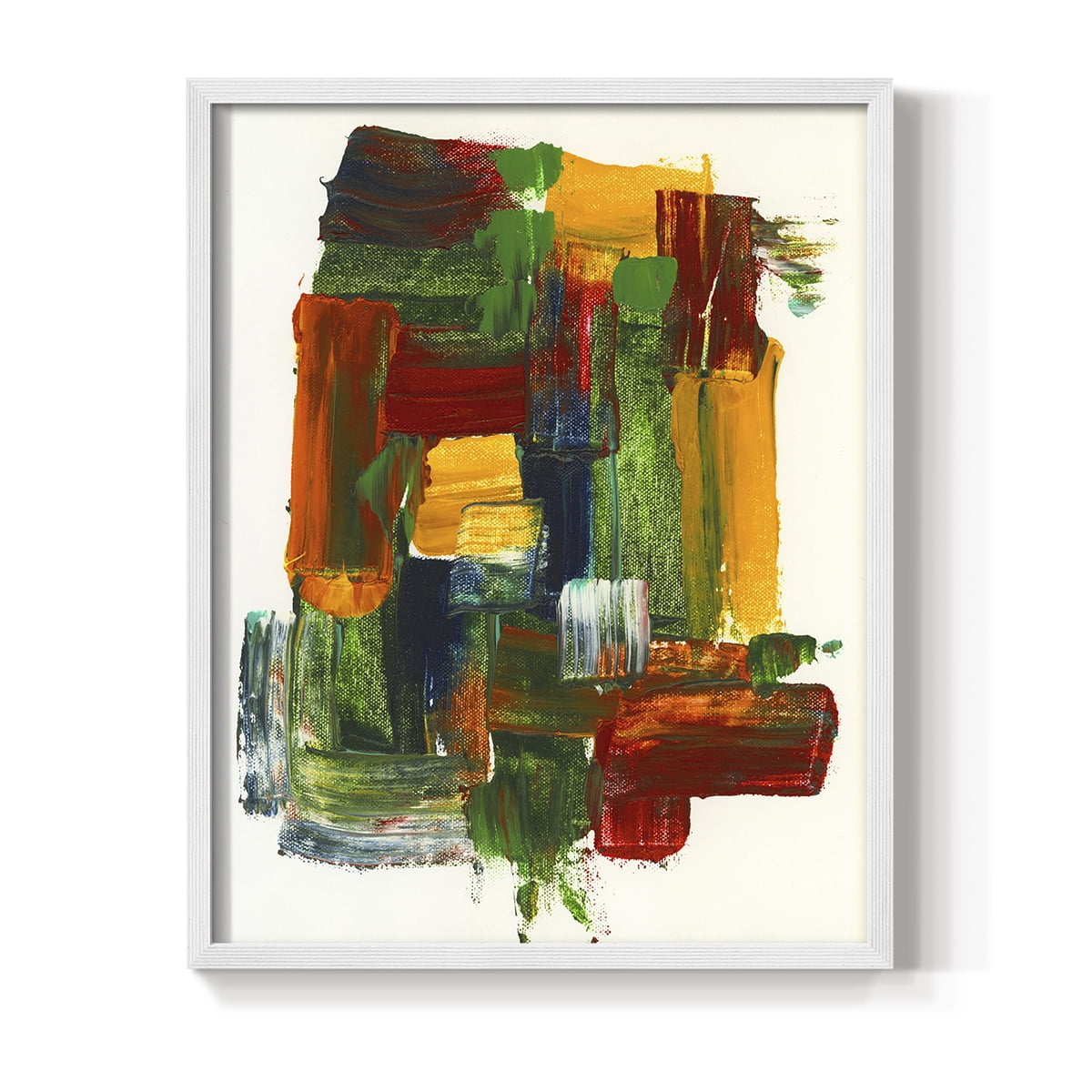 Abstract II in Paper Solid Wood 8 x 10 Framed Print
