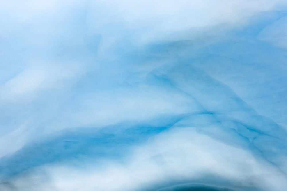 Abstract Of Ice Cave In Shoup Glacier Shoup Bay State Marine Park Prince William Sound Southcentral Alaska Summer Canvas Art - Kevin Smith Design Pics (36 x 24)