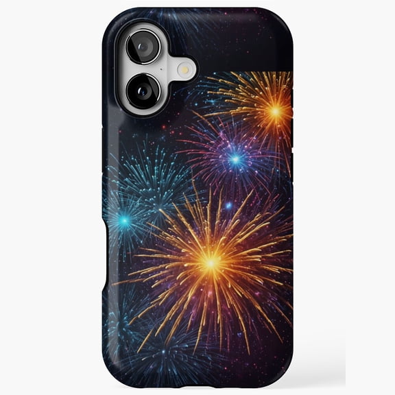 Abstract Image Of Night Explosions iPhone Case 17 16 15 14 13 12 11 Pro Max