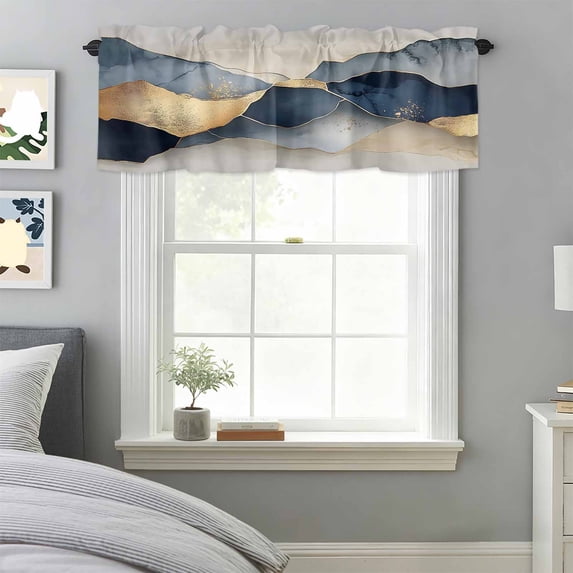 Abstract Impressionist Style Painting Valances for Windows,Kitchen ...