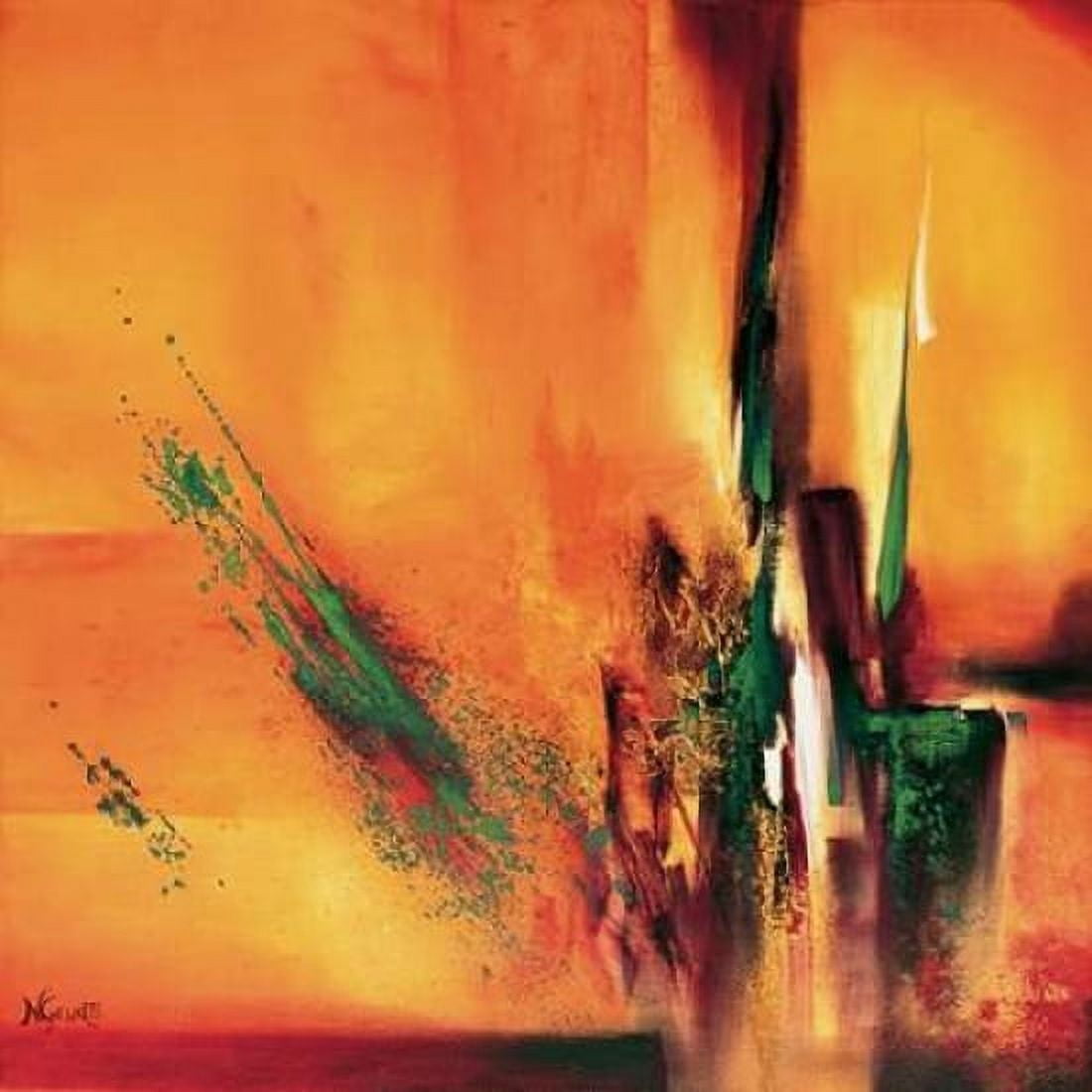 Abstract Impressions ll Canvas Art - Nelly Geurts (24 x 24)