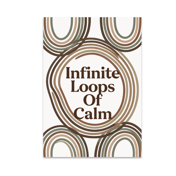 Abstract Infinity Wall Art - Home Decor Enthusiast - 13x19 Poster Print