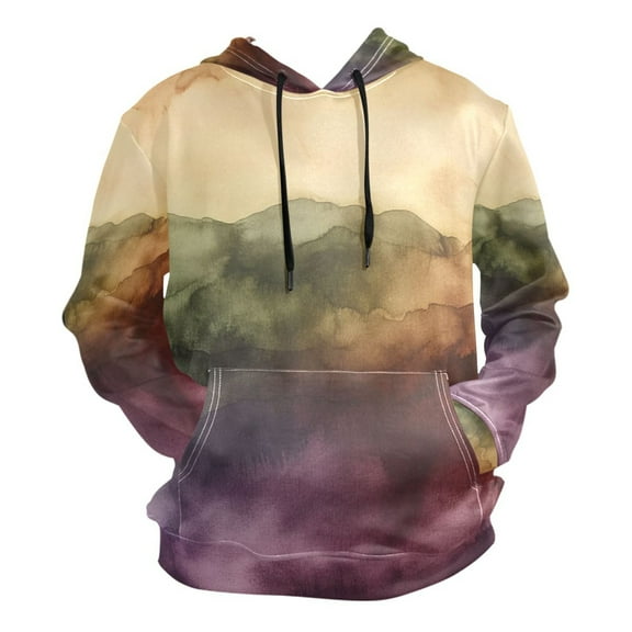 Abstract Ink Art Painting Men’s Hoodies Sweatshirt Fleece Jackets Long Sleeve Sweatshirts